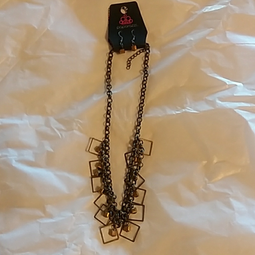 Necklace and earrings
